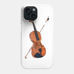 Fiddle watercolor Phone Case