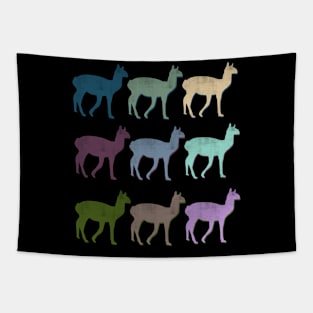 Colourful Alpacas Tapestry