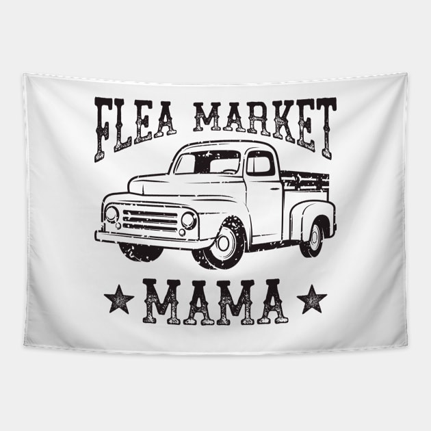 Flea Market Mama Tapestry by teevisionshop