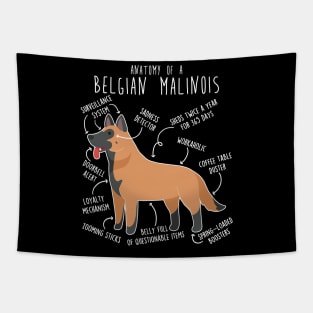 Belgian Malinois Dog Anatomy Tapestry