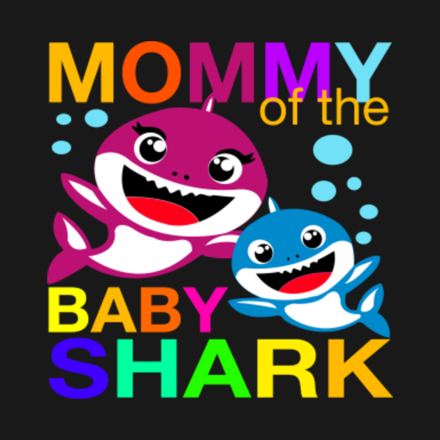 Mommy Of The Baby Shark - Mommy Of The Baby Shark Birthday - T-Shirt ...