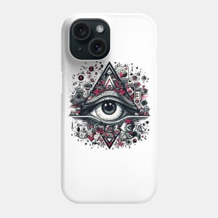 Illuminati pop logo Phone Case