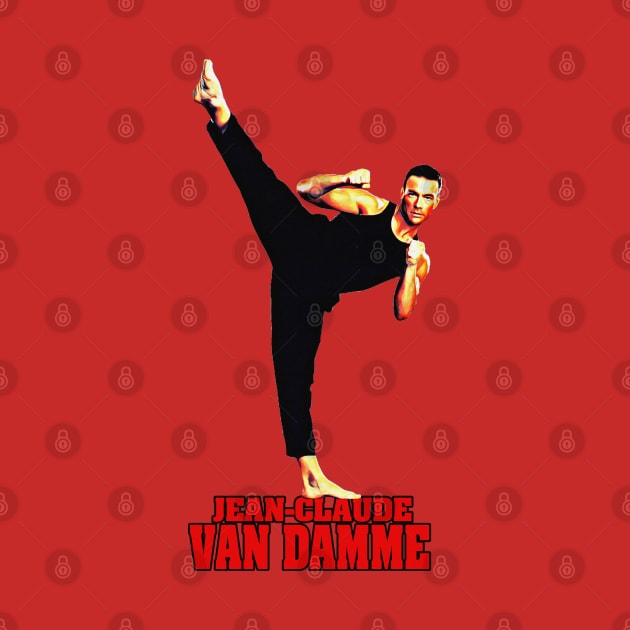 Van Damme Kicking by Fantasy Brush Designs