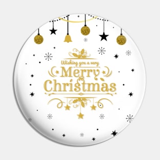 Wishing You a Very Merry Christmas Pin