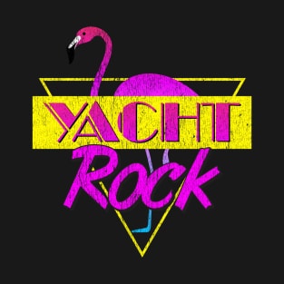 Yacht Rock Party Boat Drinking Stuff 80s Faded T-Shirt