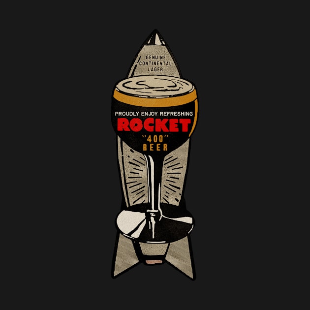 Vintage Rocket Lager Beer by Kujo Vintage