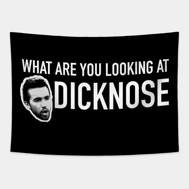 What Are You Lookin At?!? Mac Always Sunny Tapestry by NightMan Designs