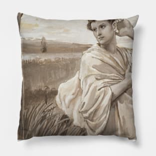 Lycius, Look Back, and Be Some Pity Shown by Will Hicock Low Pillow