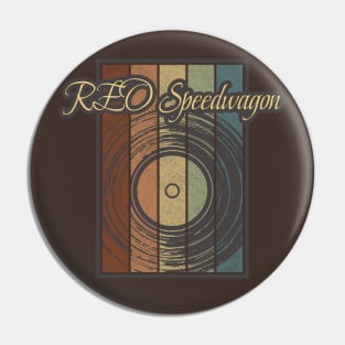 REO Speedwagon Vynil Silhouette Pin