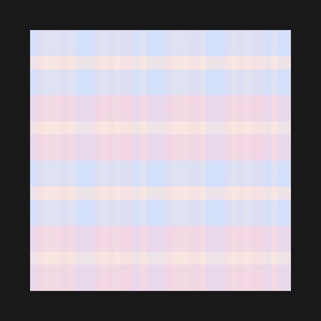 Pastel Aesthetic Iagan 2 Hand Drawn Textured Plaid Pattern by GenAumonier