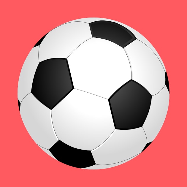 Soccer Ball - Football - Futbol by Humoratologist