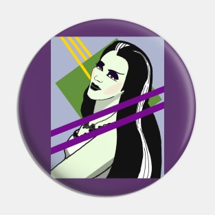 Lily Munster as a Nagle girl Pin