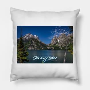 Jenny Lake Grand Teton National Park Pillow