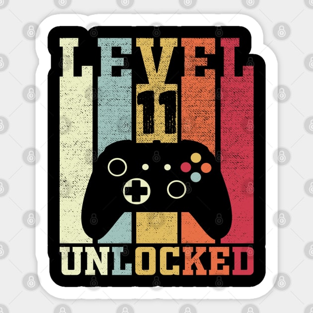 Level 11 Unlocked Shirt Funny Video Gamer 11th Birthday Gift Level 11 Unlocked Shirt Funny Video Gamer 11th Birthday Gift