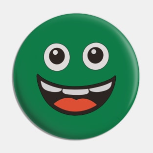 Look Im An Apple! No! A Pear! No! A Bogey! Green Funny Joke Pin