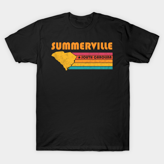 Discover Summerville South Carolina Vintage Distressed Souvenir - Summerville South Carolina - T-Shirt