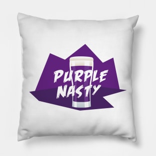 Purple Nasty mountain Pillow
