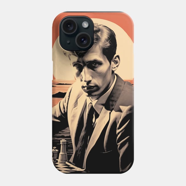 Young Bobby Fischer - Relax & Chess Phone Case by TNM Design