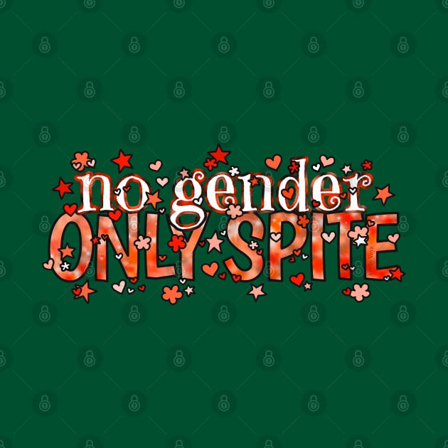 No Gender. Only Spite. Orange by Art by Veya