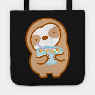 Cute Cereal Sloth Tote