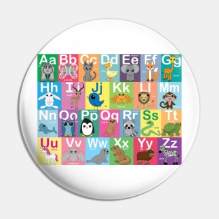 The Animal Alphabet Pin