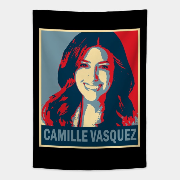 Camille Vasquez Tapestry by valentinahramov