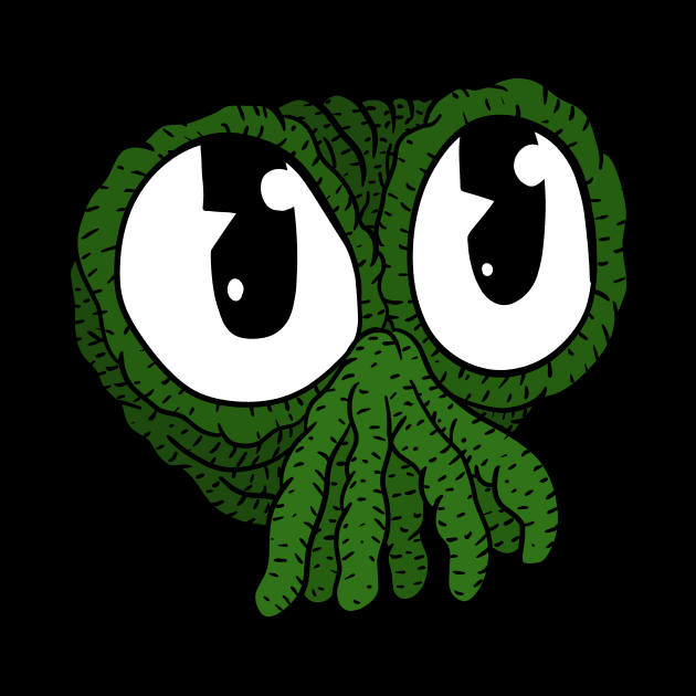 kawaii Cthulhu. cute Lovecraftian monster. by JJadx