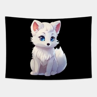 Anime Arctic Fox Tapestry