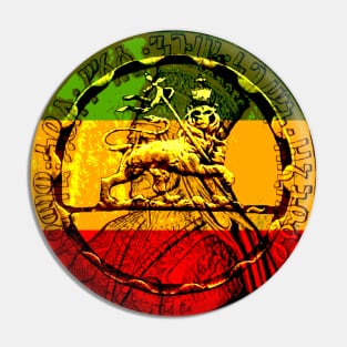 Rasta Lion of Judah Pin