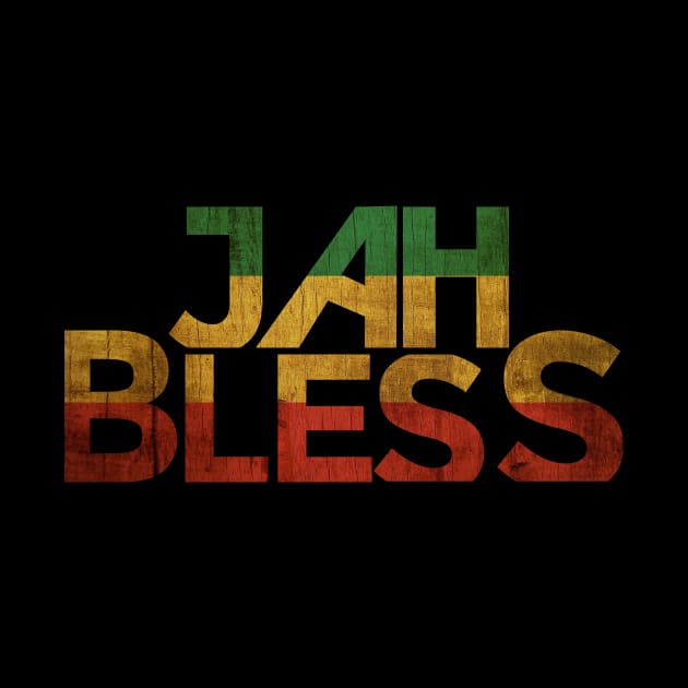 Jah Bless Rastafarian Reggae Roots Rock Design by UNDERGROUNDROOTS