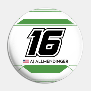 AJ Allmendinger #16 2023 NASCAR Design Pin