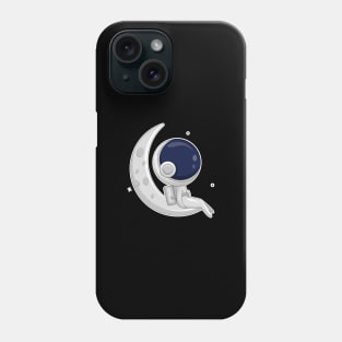 Astronaut and moon Phone Case