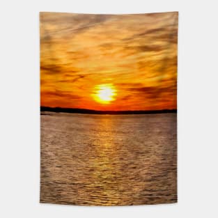 A Poignant Sunset Tapestry