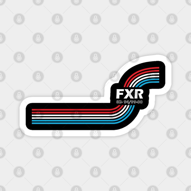 FXR- red white and blue T-Shirt FTF Magnet by the_vtwins