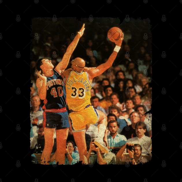 Kareem Abdul Jabbar Slum Dunk by Wendyshopart