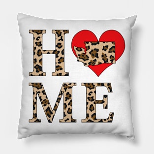 Washington Home Leopard Print Pillow