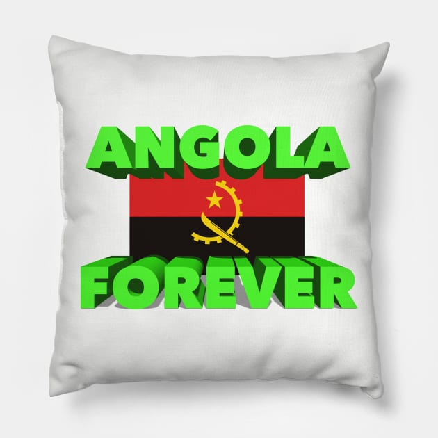 Angola Forever Pillow by Wickedcartoons