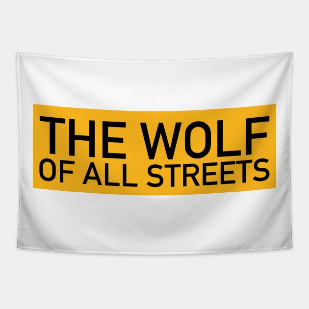 The Wolf of All Streets Tapestry by Joodls
