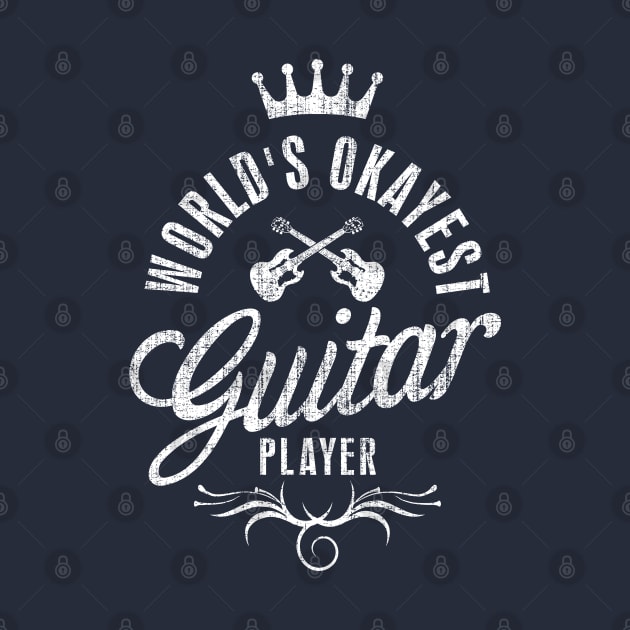 World's Okayest Guitar Player Vintage by Designkix