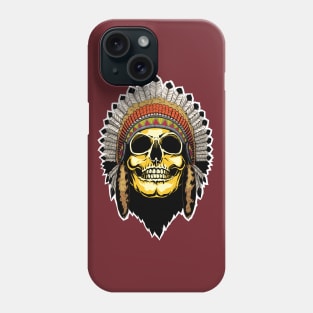 Golden Skull: Chief Phone Case