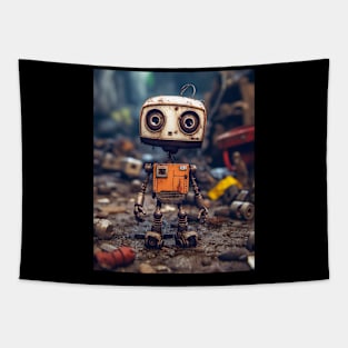 Junkyard Robot Tapestry