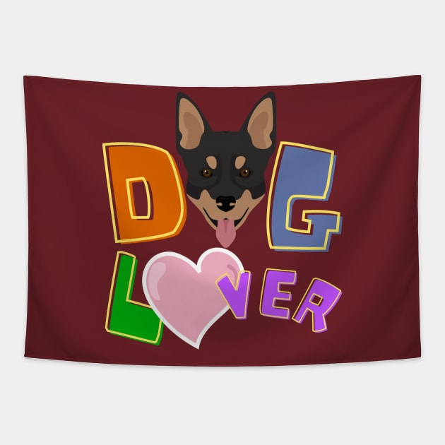 Dog Lover Tapestry by NTGraphics