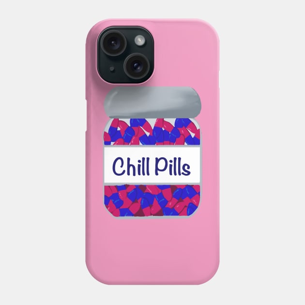 Chill pills, some need them Phone Case by Keatos