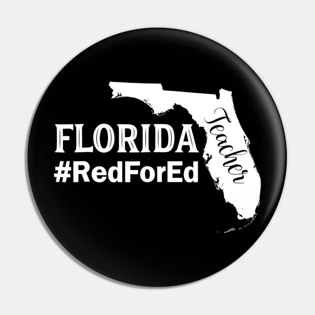 Florida Shirt Red For Ed Support Teacher Protest Tshirts Pin by nellieuyangela