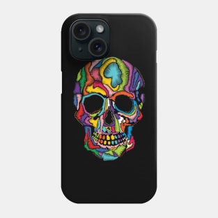 Skull embroidery Effect Mex Art Phone Case