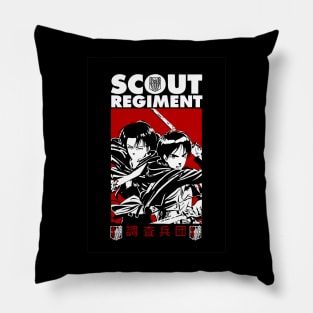 scout regiment attack on titan Pillow