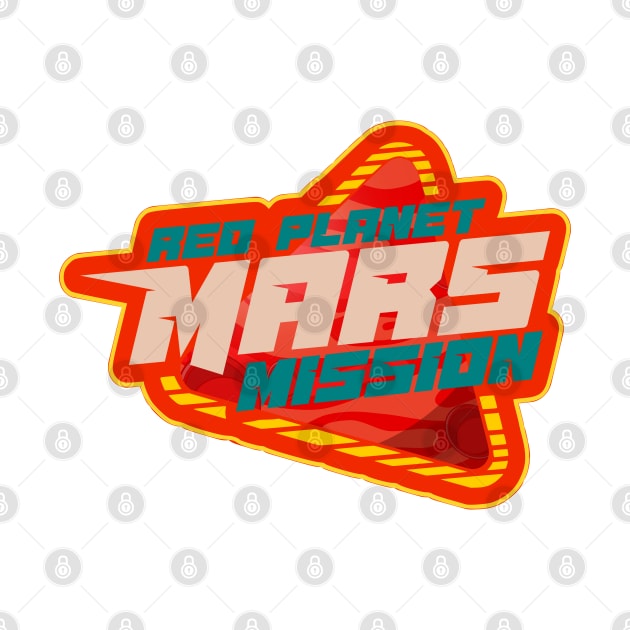 Planet Mars mission badge red by SpaceWiz95