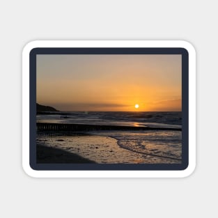 beach sunset Magnet