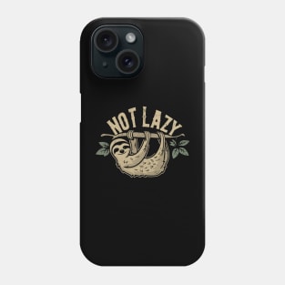 I'm not lazy Phone Case