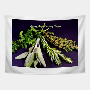 Parsley Sage Rosemary and Thyme Tapestry